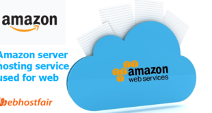 Amazon server hosting service used for web hosting